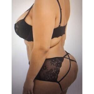 NWT TORRID HIGH WAIST OPEN BACK CHEEKY PANTY LACE BLACK SIZE 3